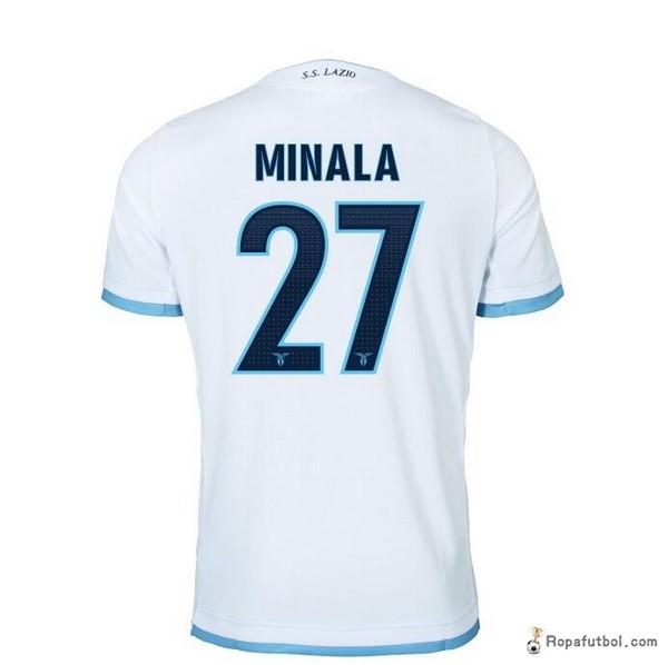 Camiseta Lazio Replica Tercera Ropa Minala 2016/17 Blanco